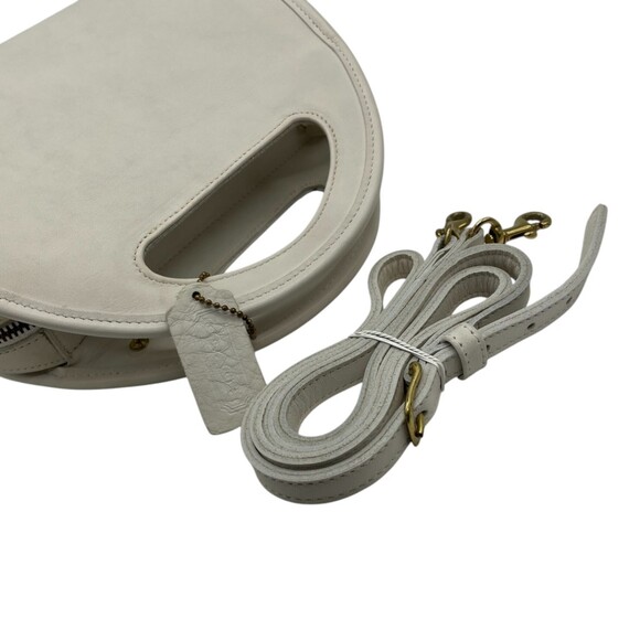 Coach handbag shoulder bag leather white old 9942 s72 - Picture 6 of 16